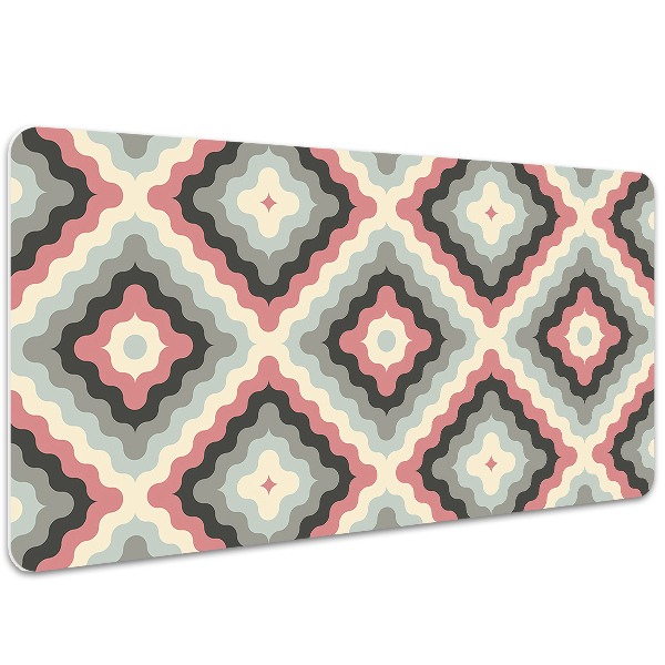 Large desk pad PVC protector retro illusion