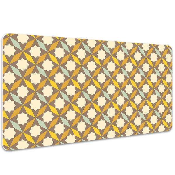 Large desk pad PVC protector vintage pattern