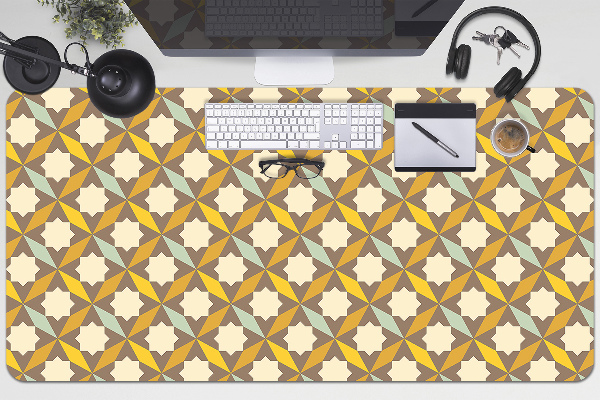 Large desk pad PVC protector vintage pattern