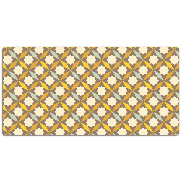 Large desk pad PVC protector vintage pattern