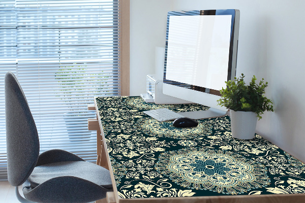 Large desk mat for children Damask