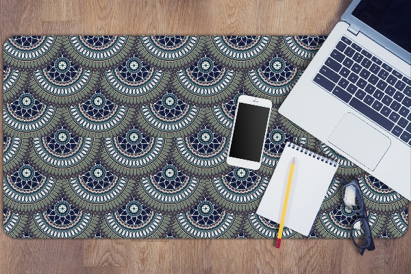 Large desk pad PVC protector ornate