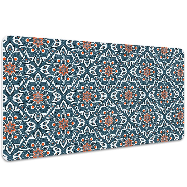 Large desk pad PVC protector mandala pattern