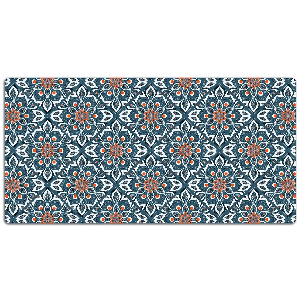 Large desk pad PVC protector mandala pattern