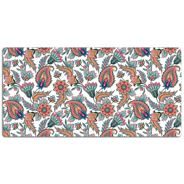 Large desk mat for children flowers