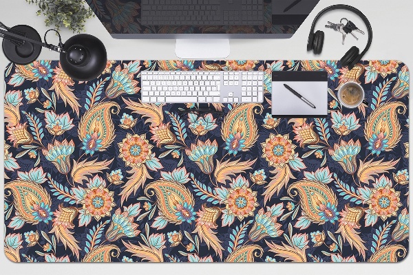 Large desk mat for children Paisley