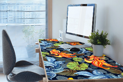 Large desk mat for children Goldfish