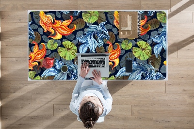 Large desk mat for children Goldfish