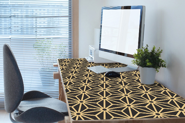 Full desk mat cubes pattern
