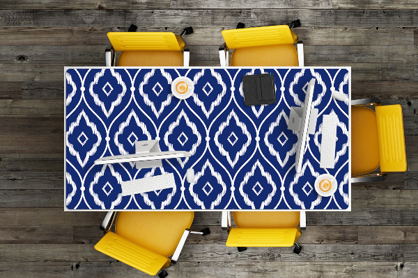 Large desk mat for children Persian pattern