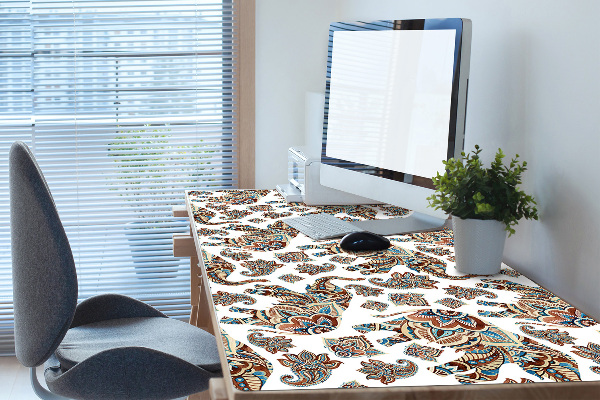 Large desk mat for children elephants