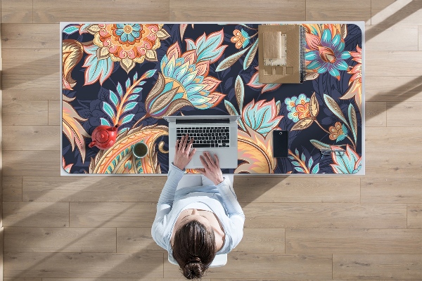 Large desk mat for children Paisley
