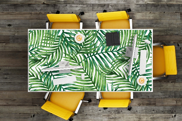 Full desk pad exotic leaves