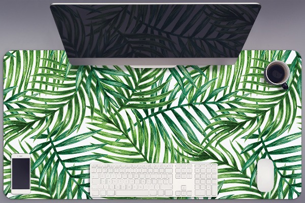 Full desk pad exotic leaves
