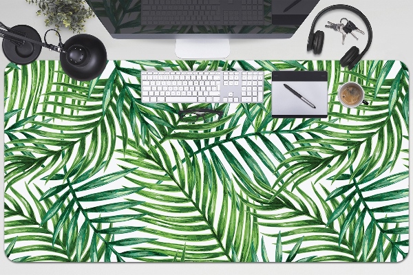 Full desk pad exotic leaves