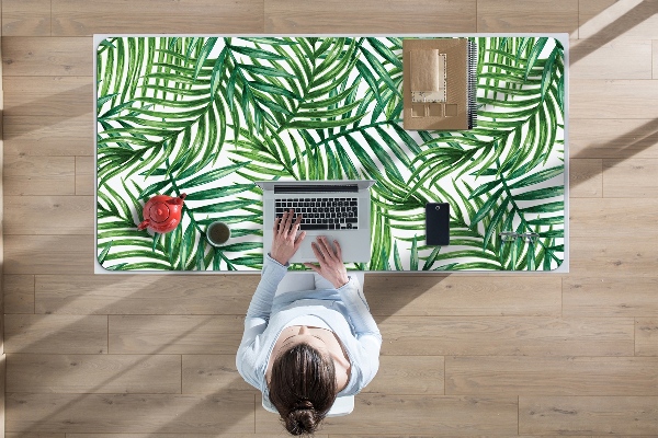 Full desk pad exotic leaves