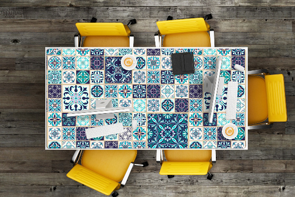 Full desk protector beautiful patchwork