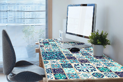 Full desk protector beautiful patchwork
