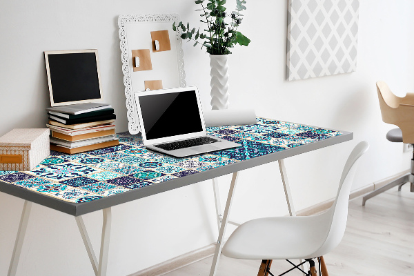 Full desk protector beautiful patchwork