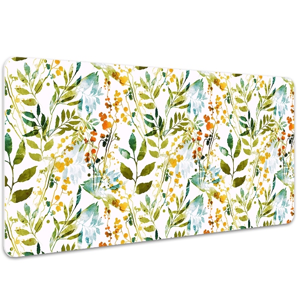 Large desk mat for children flowers Boho