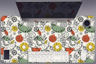 Full desk mat contours Fruit