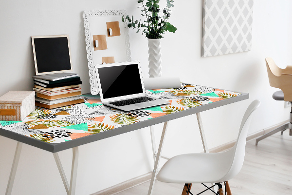 Desk pad Dots and leaves