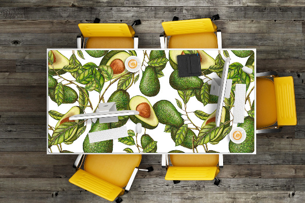 Large desk mat for children Avocado