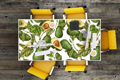 Large desk mat for children Avocado