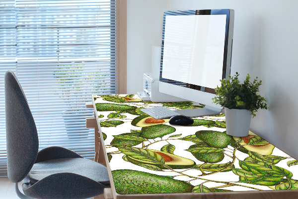 Large desk mat for children Avocado