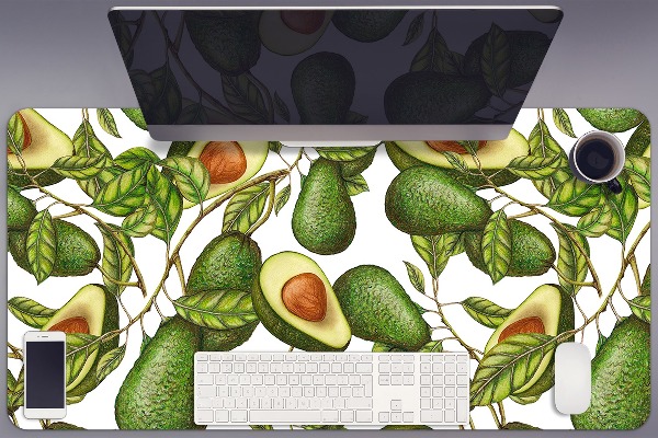 Large desk mat for children Avocado