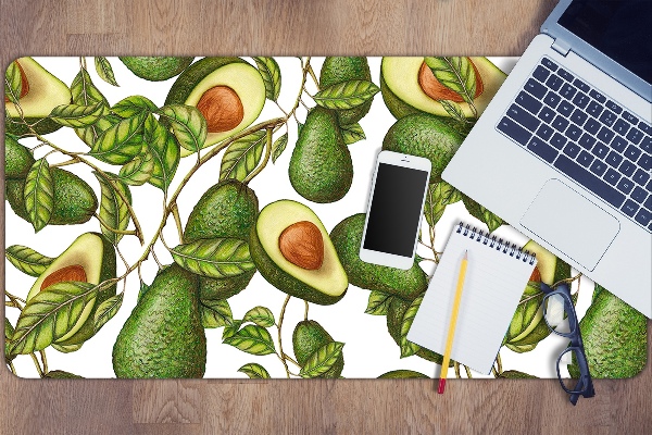 Large desk mat for children Avocado