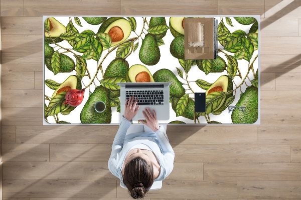 Large desk mat for children Avocado