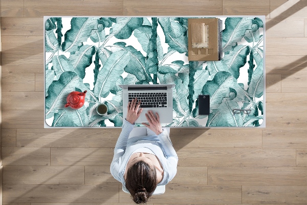 Full desk protector banana leaves