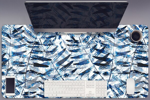 Full desk pad tropical leaves
