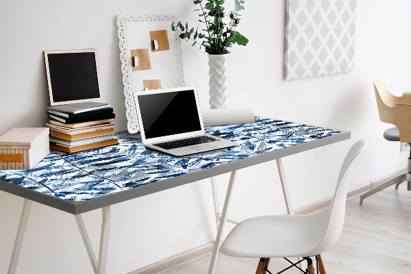 Full desk pad tropical leaves