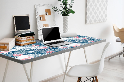 Full desk protector Flamingos and stains