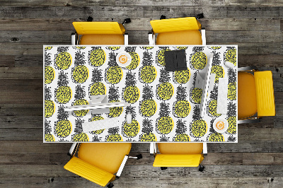 Full desk mat pineapple pattern