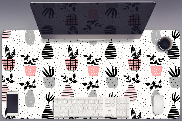 Desk mat Pots on the dot