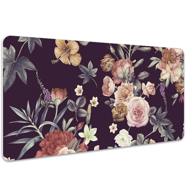 Desk pad garden flowers