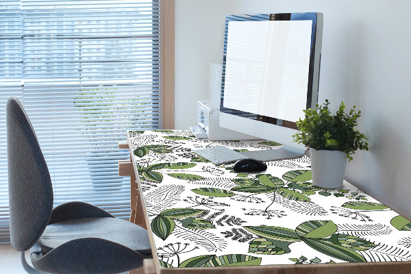 Desk pad botanical pattern