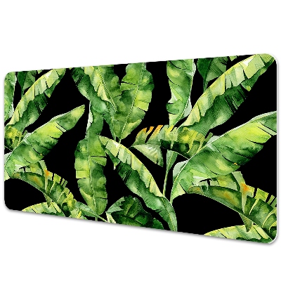 Desk pad tropical leaf