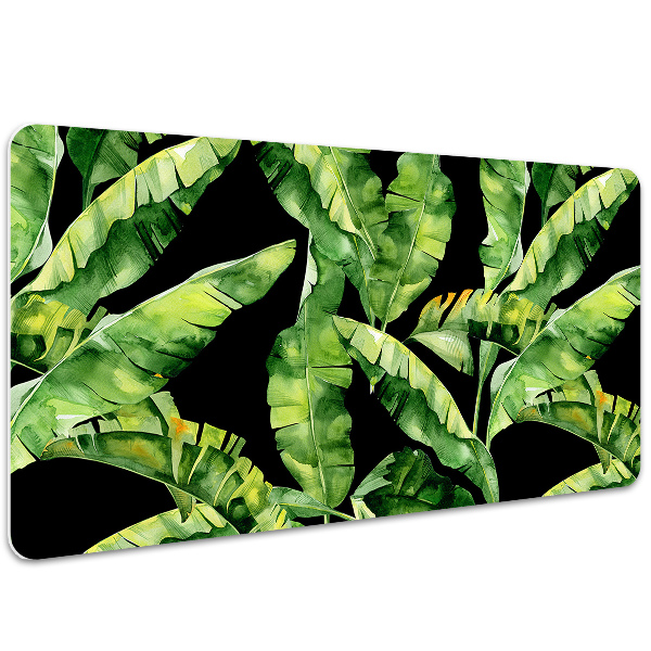 Desk pad tropical leaf