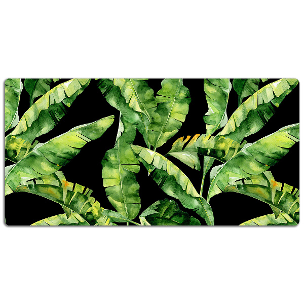 Desk pad tropical leaf