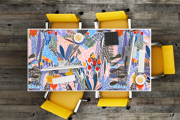 Large desk mat table protector vintage image