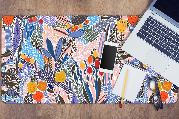 Large desk mat table protector vintage image