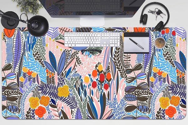 Large desk mat table protector vintage image