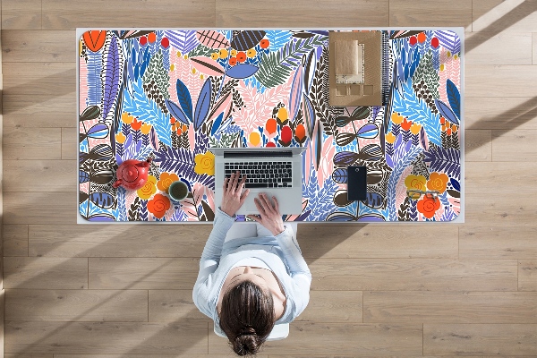 Large desk mat table protector vintage image