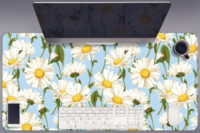 Desk pad chamomile flowers