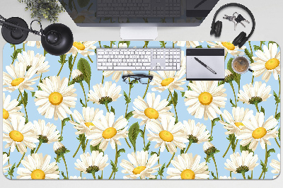Desk pad chamomile flowers