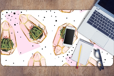 Full desk pad cacti geometric
